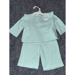2 Piece Baby Girl Set in Mint Size 0/3 Months